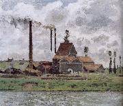 Camille Pissarro, Metaponto factory near Watts